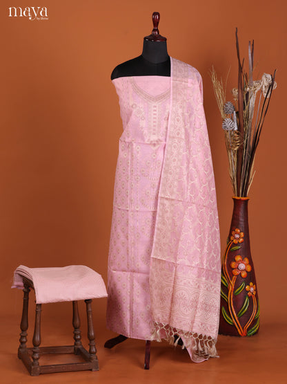 MDJ25131-Semi Tussar Salwar Unstitch