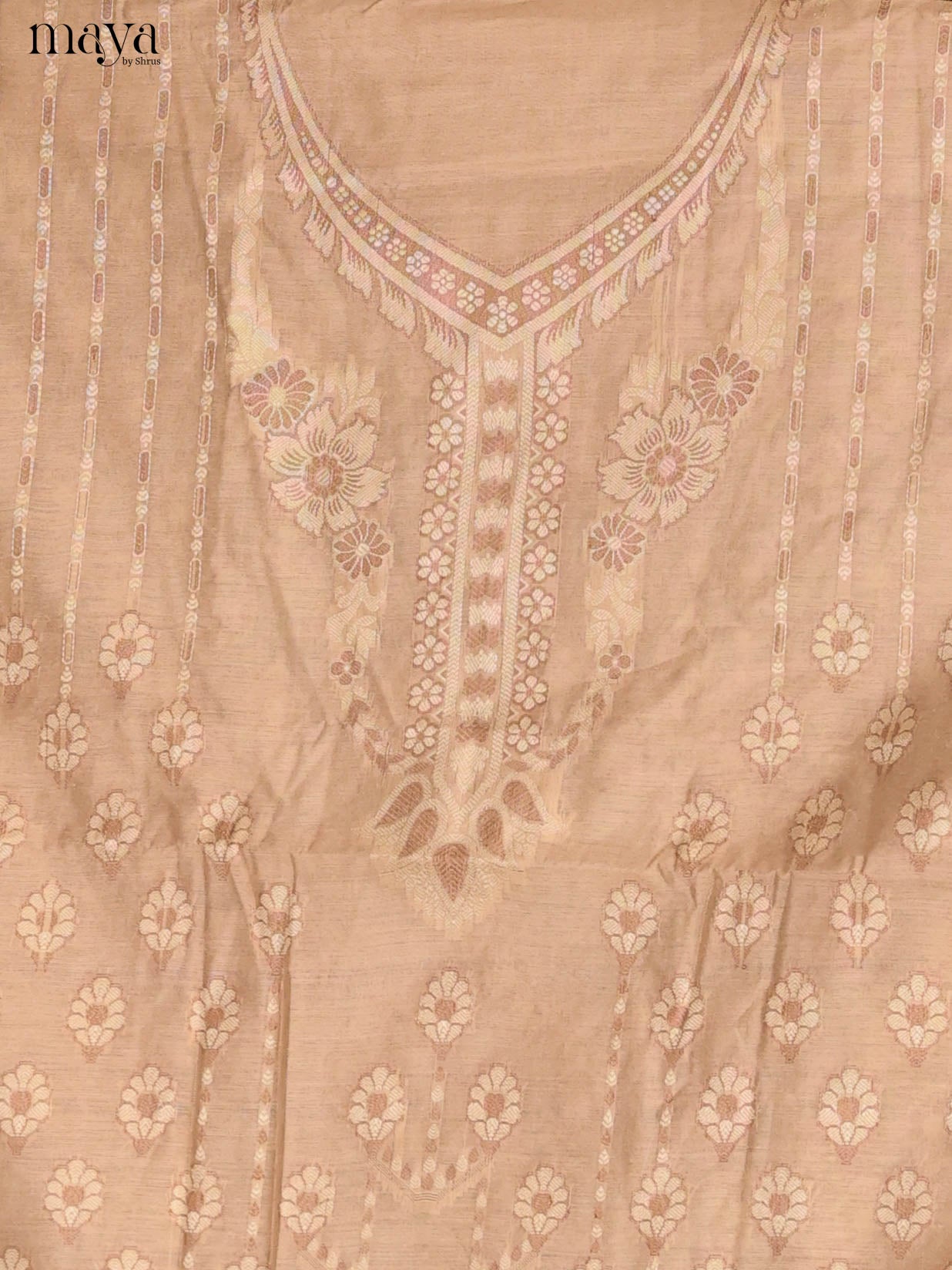 MDJ25132-Semi Tussar Salwar Unstitch