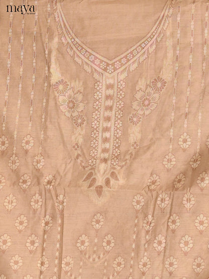 MDJ25132-Semi Tussar Salwar Unstitch