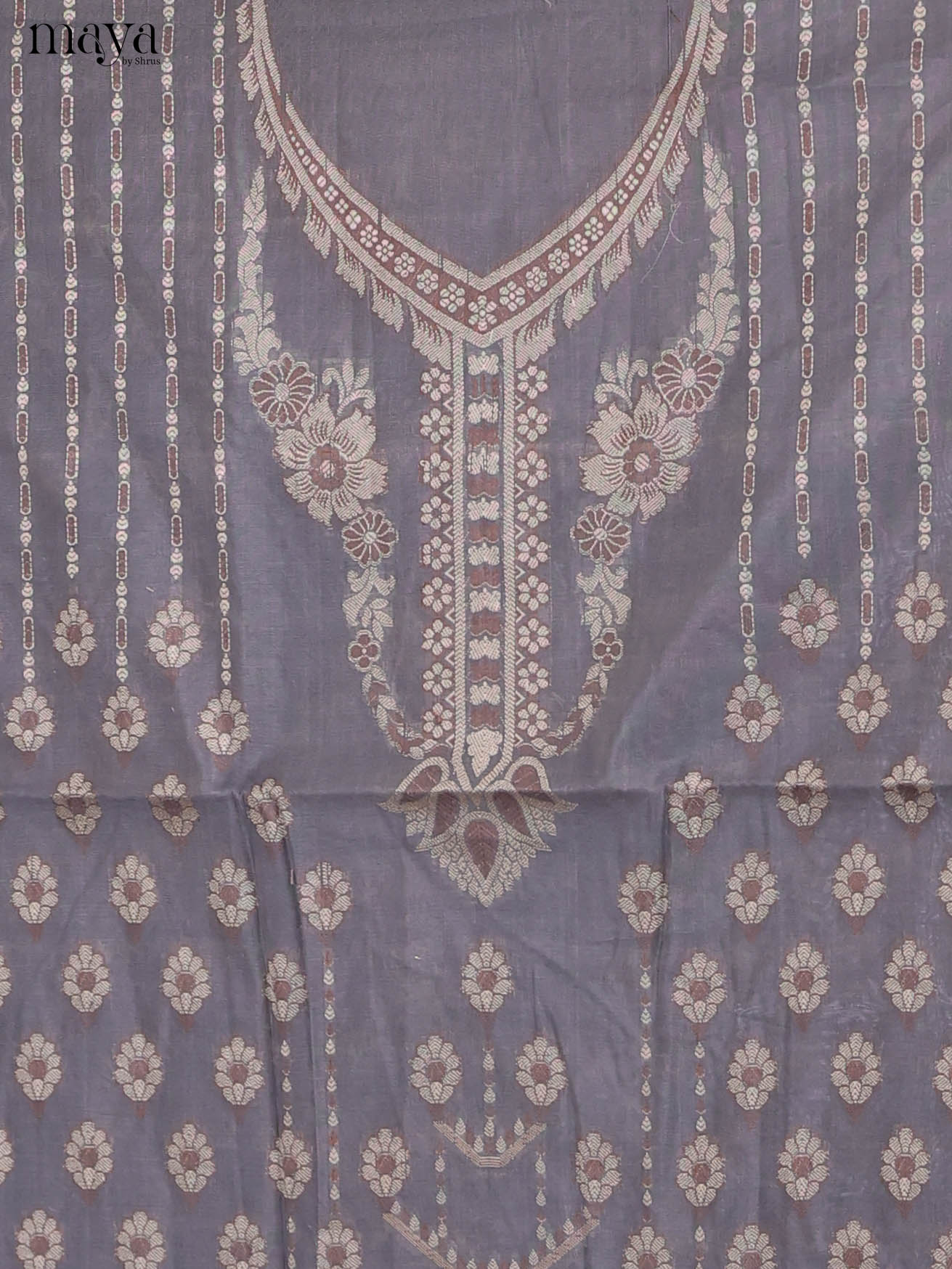 MDJ25133-Semi Tussar Salwar Unstitch