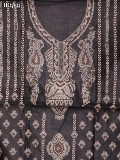 MDJ25135-Semi Tussar Salwar Unstitch