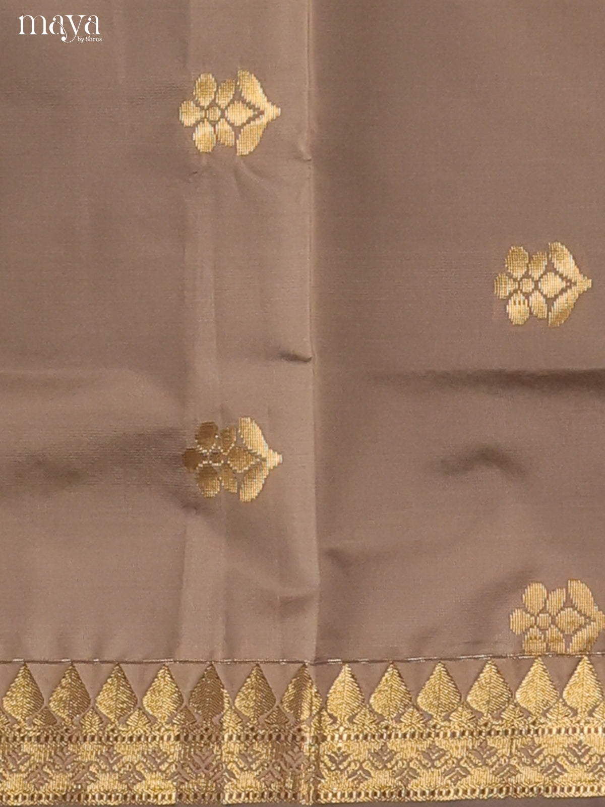 Grey & Blue-semi softsilk salwar Unstitch