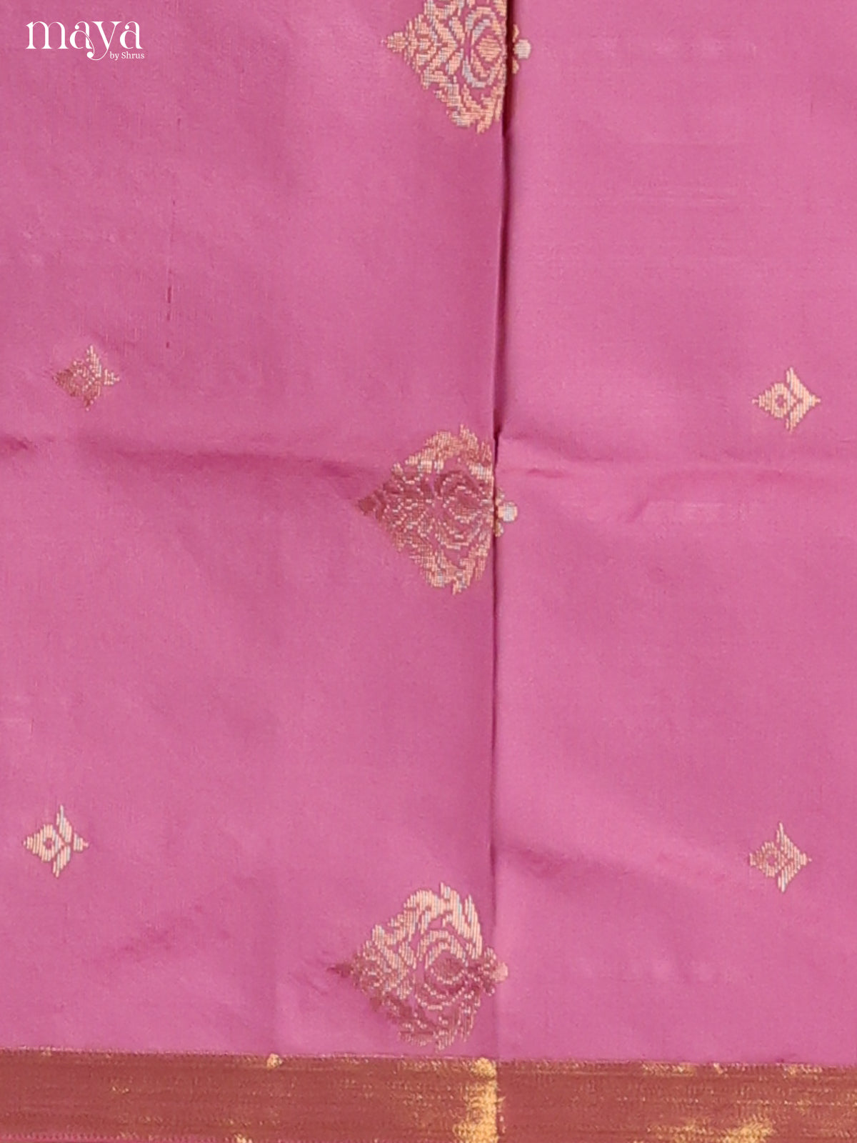 Pink   -semi softsilk salwar Unstitch