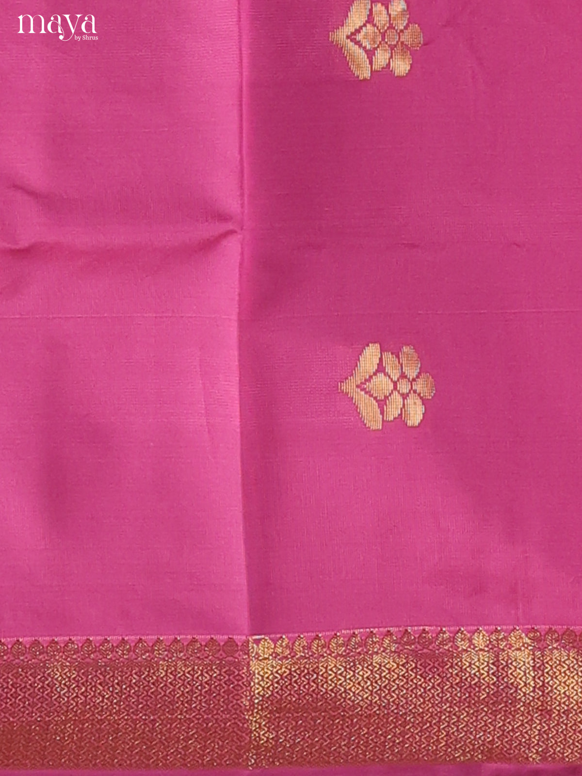 Pink & Green-semi softsilk salwar Unstitch