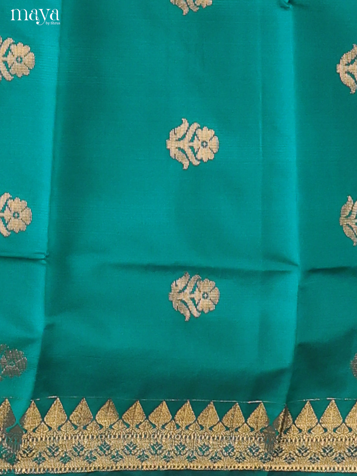 Green & Wine-semi softsilk salwar Unstitch
