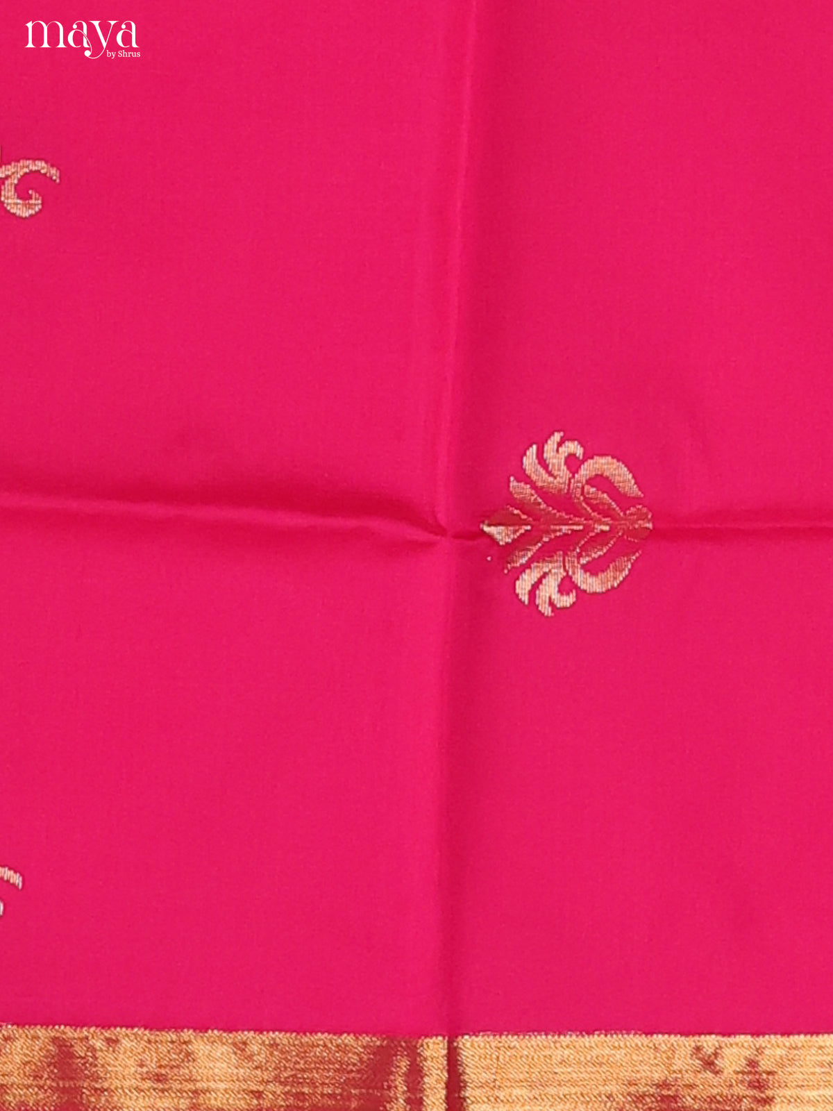 Pink & Brown-semi softsilk salwar Unstitch