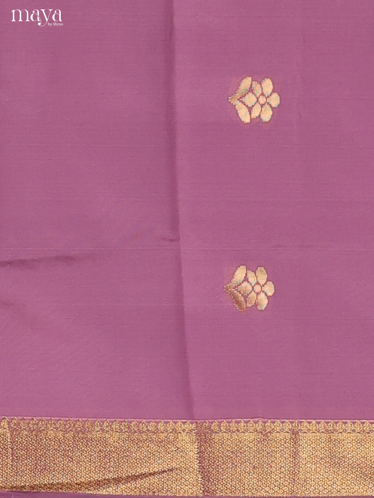 Lilac & Green-semi softsilk salwar Unstitch