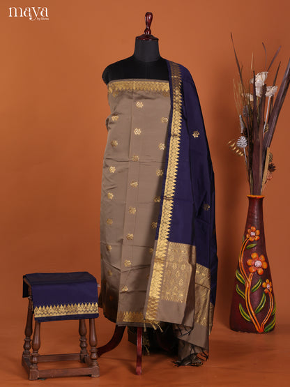 MDK19183-semi softsilk salwar Unstitch