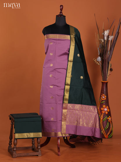 MDK19184-semi softsilk salwar Unstitch