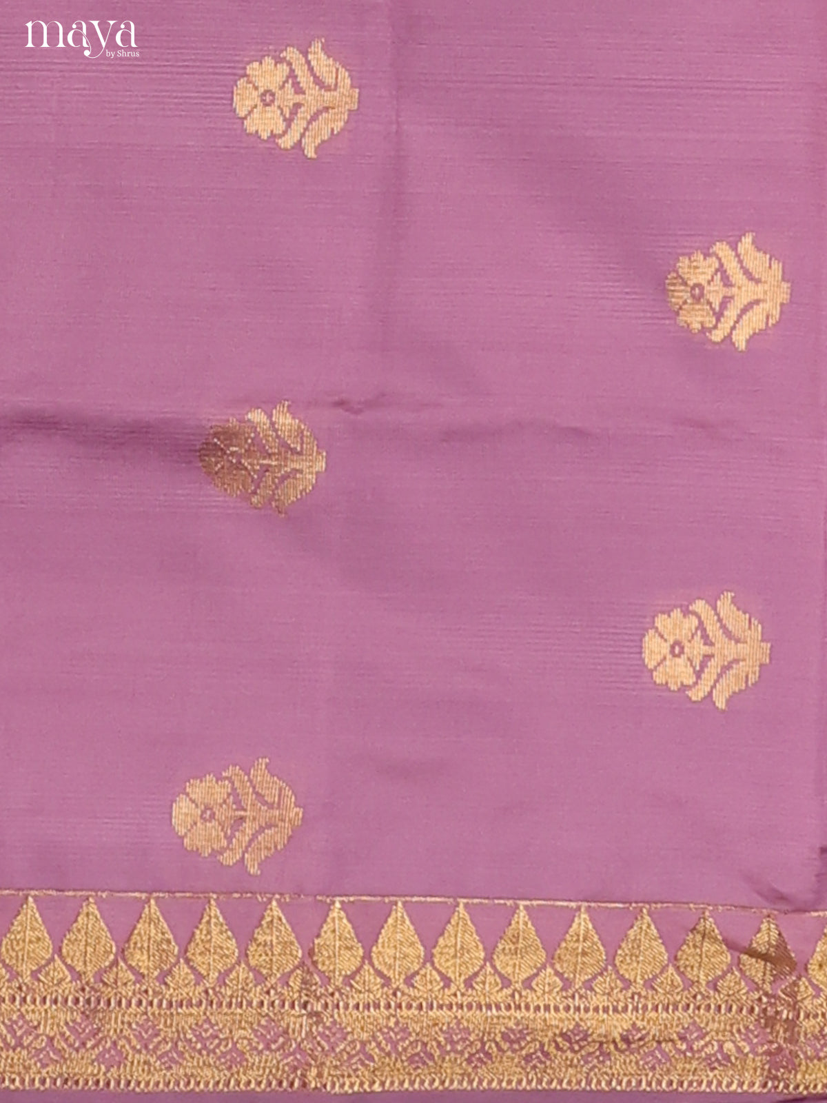 Lavender & Green-semi softsilk salwar Unstitch