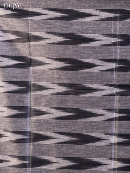 Grey & Black- Ikkat Salwar Unstitch