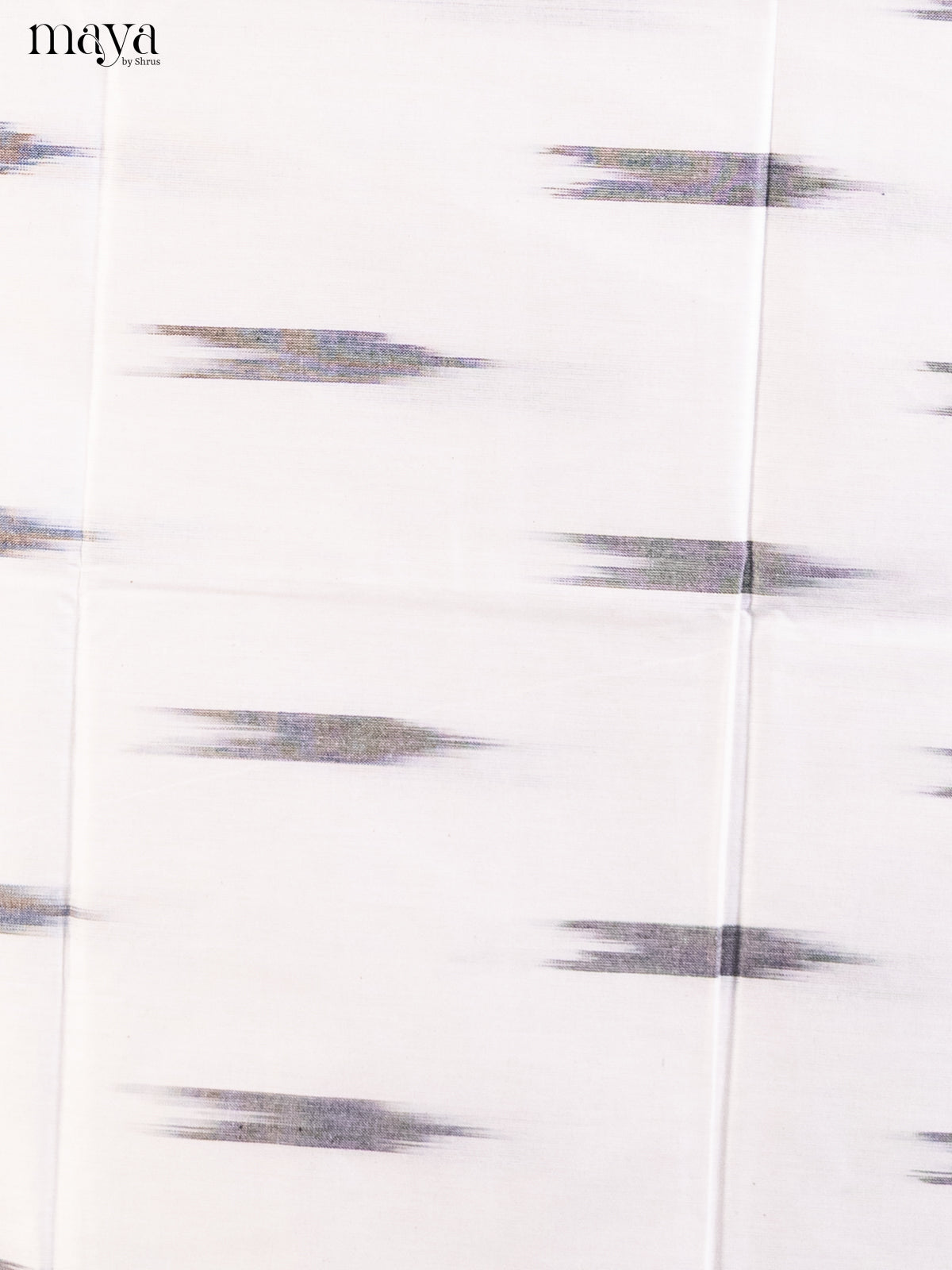 White & Grey - Ikkat Salwar Unstitch
