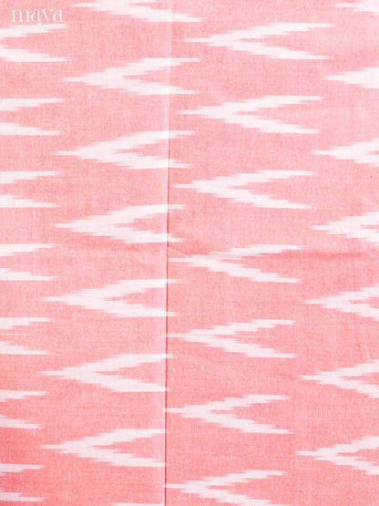 Pink & White- Ikkat Salwar Unstitch